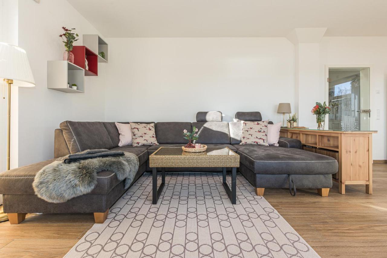 5 Sterne Ferienhaus Direkt Am See Mit Sauna-Kamin-Garten Krakow am See Zewnętrze zdjęcie