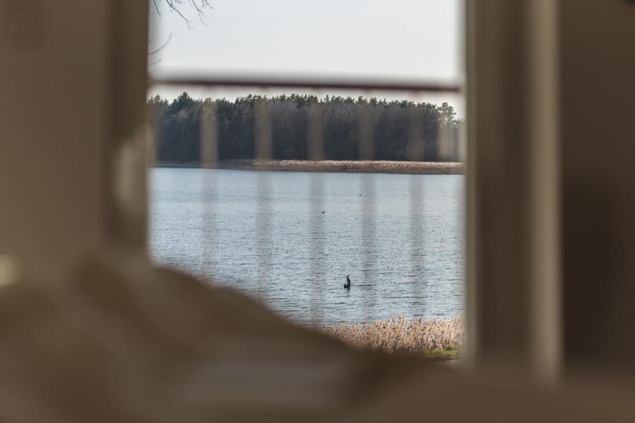 5 Sterne Ferienhaus Direkt Am See Mit Sauna-Kamin-Garten Krakow am See Zewnętrze zdjęcie