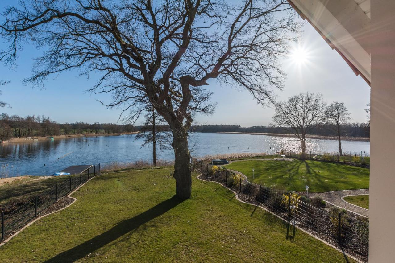 5 Sterne Ferienhaus Direkt Am See Mit Sauna-Kamin-Garten Krakow am See Zewnętrze zdjęcie